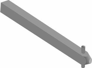 ПЕРЕХОДНИК OXP12X166 166мм для ручки управления рубильниками OT 315..400 | 1SCA022325R7100 | ABB